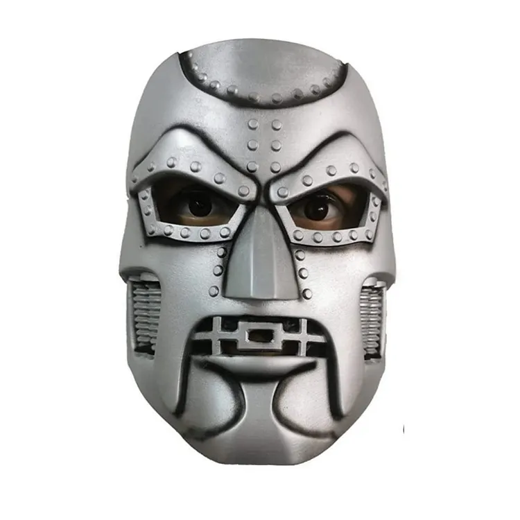 Doctor Doom Mask Cosplay Latex Masks Helmet Masquerade Halloween Party Props