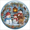 Diamond Painting-DIY Crystal Rhinestone Christmas Snowman