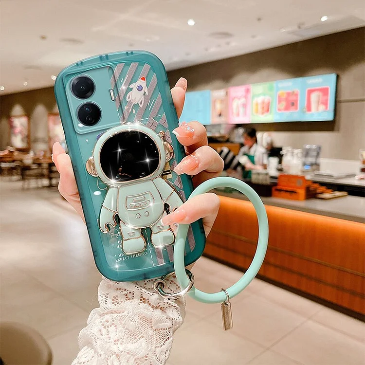 Astronaut bracket braceletPhone Case for honor 80 80se 80pro 70 70pro 60 60pro 60se 50 50se x5 9x 8x x40i honor v40 30i Cover