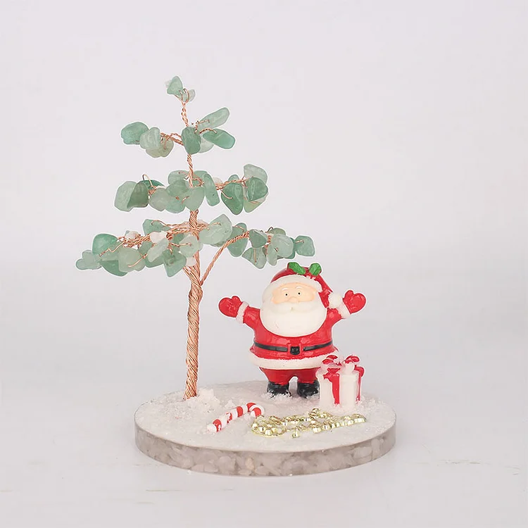 Christmas Green Aventurine Decoration