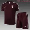2025/2026 Ajax pre-match training Deep Red Shirt+Shorts 1:1 Thai Quality