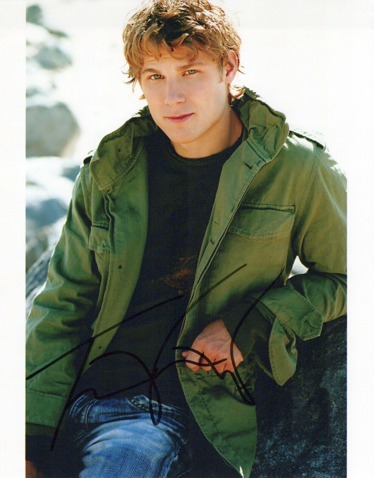 Travis Van Winkle head shot autographed Photo Poster painting signed 8x10 #3