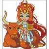 【Limited Stock Sale】Twelve Constellations Of Taurus - 14CT Stamped Cross Stitch 26*29cm/10.24*11.42in tapestrymarket