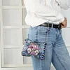 DIY Skull shaped diamond painting one-shoulder chain lady bag