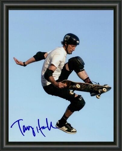 TONY HAWK SIGNED - SKATEBOARD - A4 AUTOGRAPHED Photo Poster painting POSTER -  POSTAGE