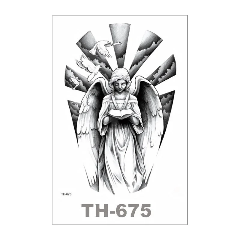 SDRAWING Temporary Tattoo For Women Sexy Tattoo Stickers Body Art Tattoo Chest Stickers Arm Tattoo Men Fashionable Fake Tatoo Cool Tattoo