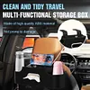 4-In-1 Car Seat Back Storage Bag with Tissue Cup Holder Hanging Hooks Organizer