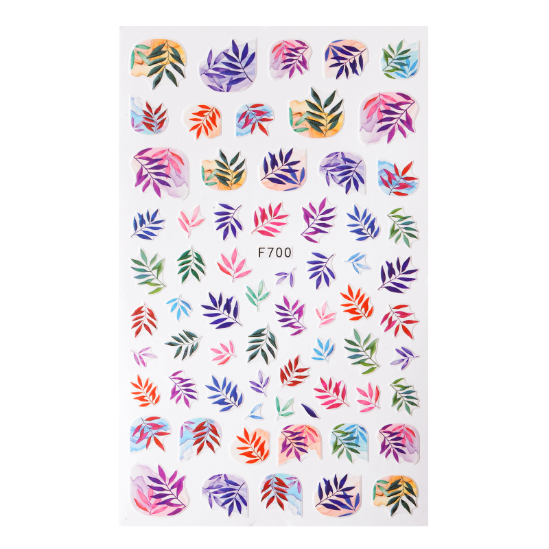 1PC Sexy Lady Shaped 3D Nail Stickers Character Face Image Leaves Flower Decals Slider Black White DIY Nail Art Decorarion-Nail Inspo