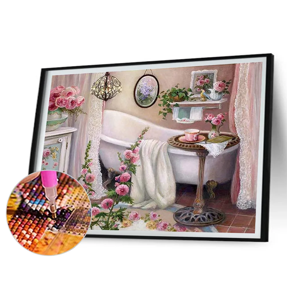 2pcs Diamond Painting - Full Round Drill - Home(Canvas|40*30cm)