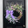 🌸Spring Purple Lavender Grapevine Wreath🔥-mysite-Adracos