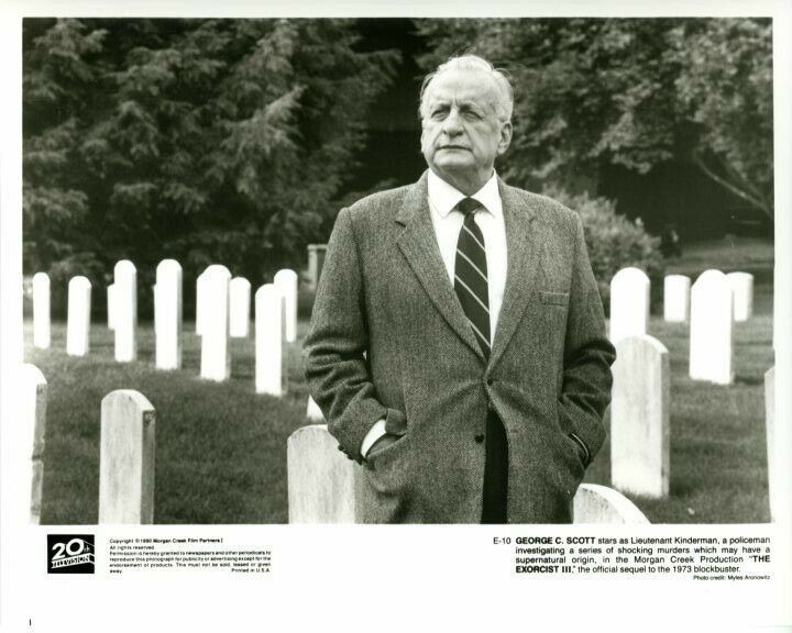 George C. Scott The Exorcist 3 original press Photo Poster painting