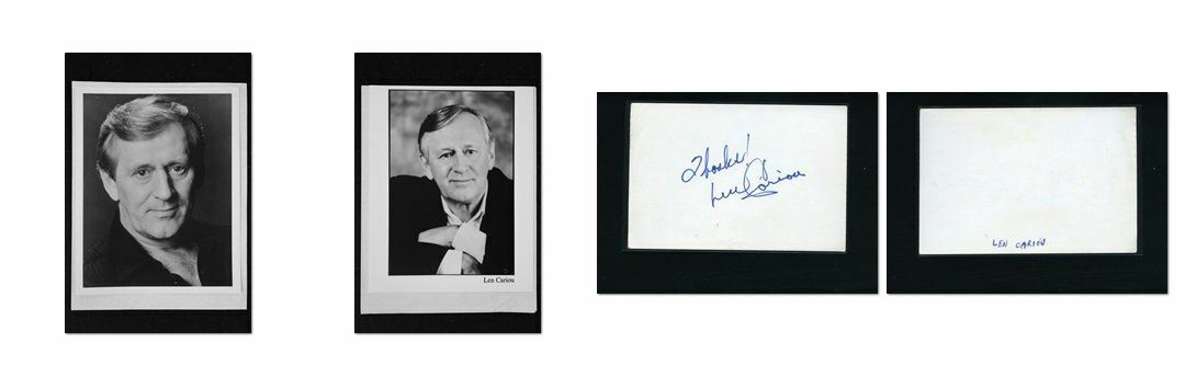 Len Cariou - Signed Autograph and Headshot Photo Poster painting set - Spotlight