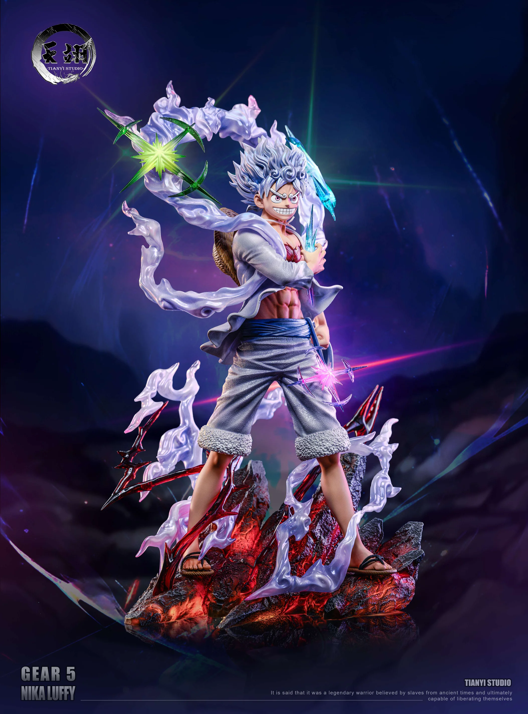 POP Scale Gear 5 Nika Monkey D. Luffy - ONE PIECE Resin Statue