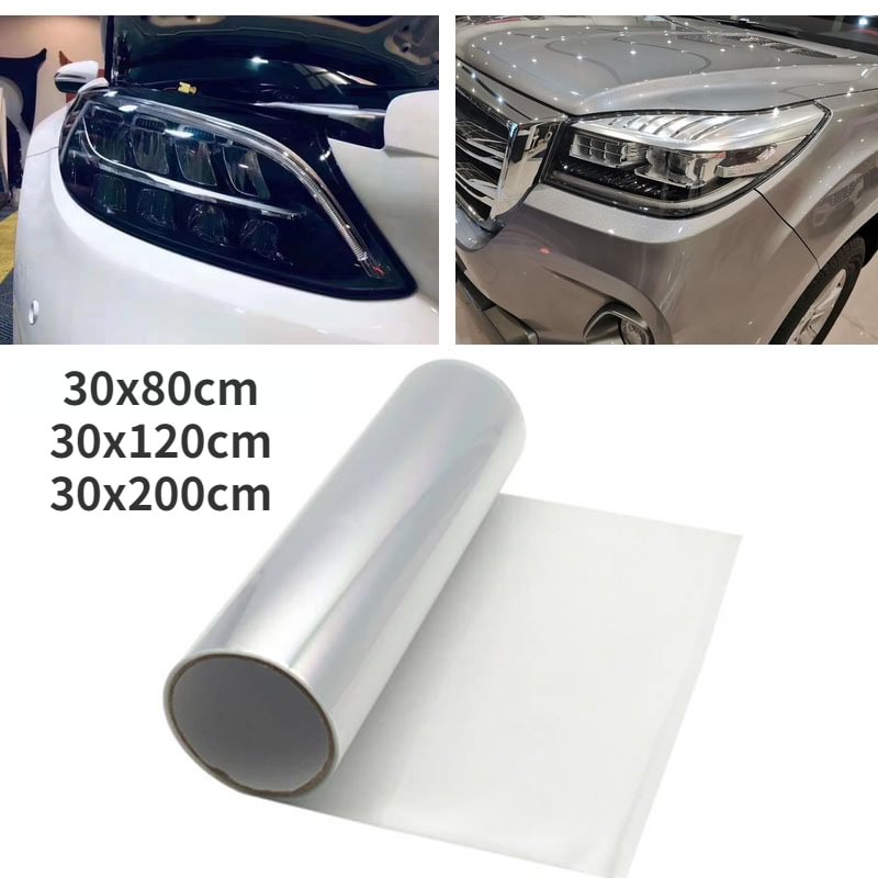 30*80cm/120cm/200cm Car Transparent Light Protector Film Paint Protection