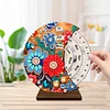 (US Local)Wooden Special Shaped DIY Diamond Painting Moon Perpetual Calendar Decor Kits