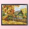 Autumn Cabin-14CT Stamped Cross Stitch 36*30cm/14.17*11.81in tapestrymarket