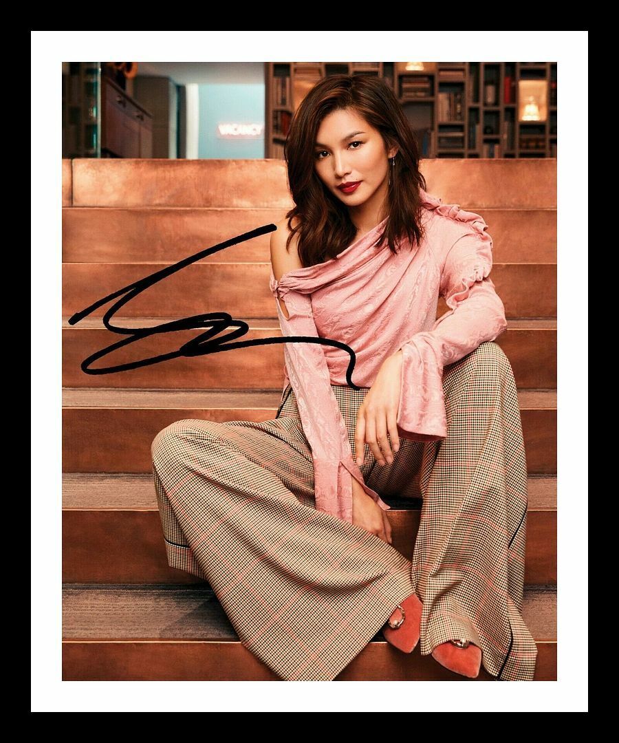 Gemma Chan Autograph Signed & Framed Photo Poster painting