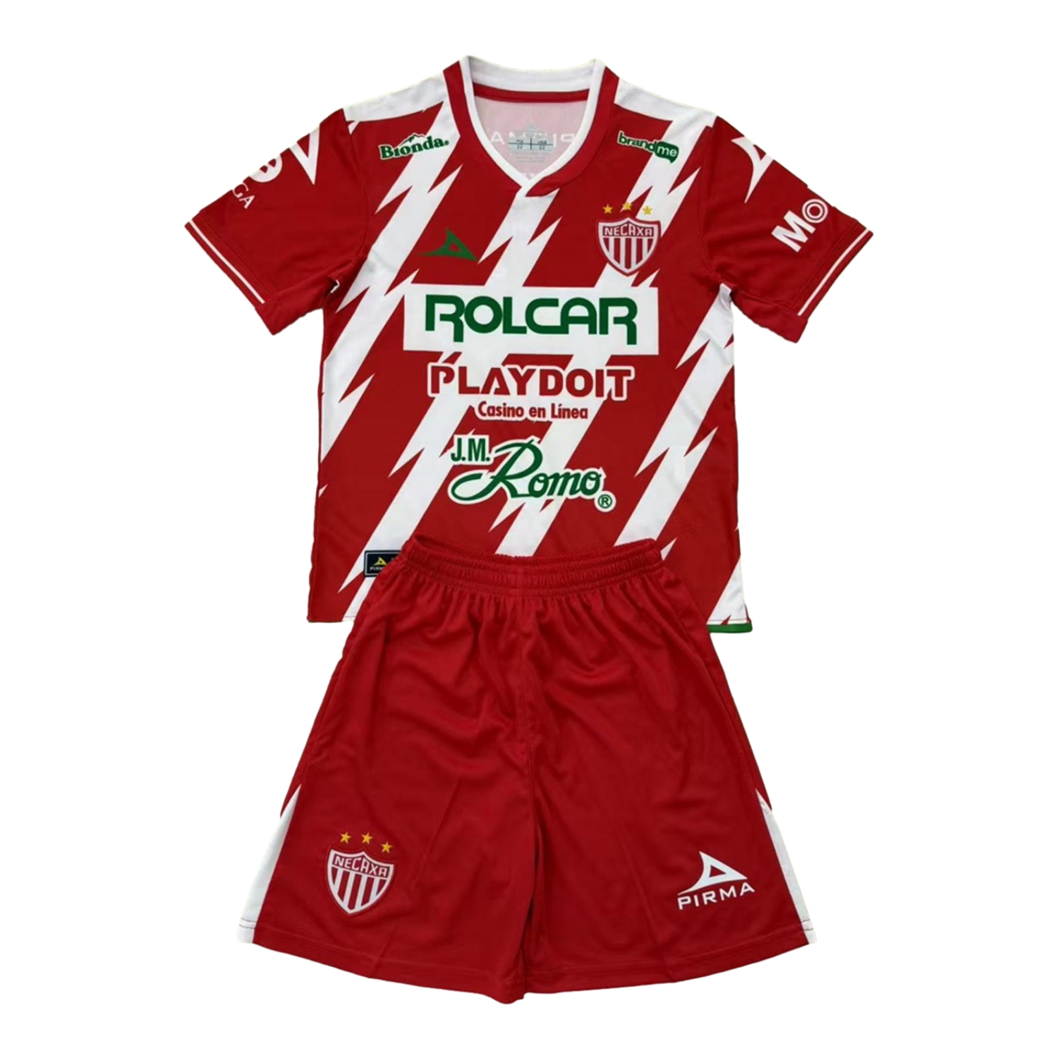 Club Necaxa 24-25 Home Men's Adult Jersey Set - Fans Version