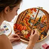 Stamped Cross Cross cross stitch kit for Adults Seasonal Landscape 11CT 40x40cm tapestrymarket
