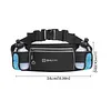 Running Belt with Bottles Waist Bag Sport Pouch Fanny Pack for Cycling (Blue)