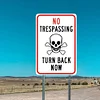 Warning No Trespassing - Vintage Metal Signs(12*16Inch) - Warning