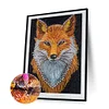 Fuchs - Kristall Diamant Malerei - 30*40cm