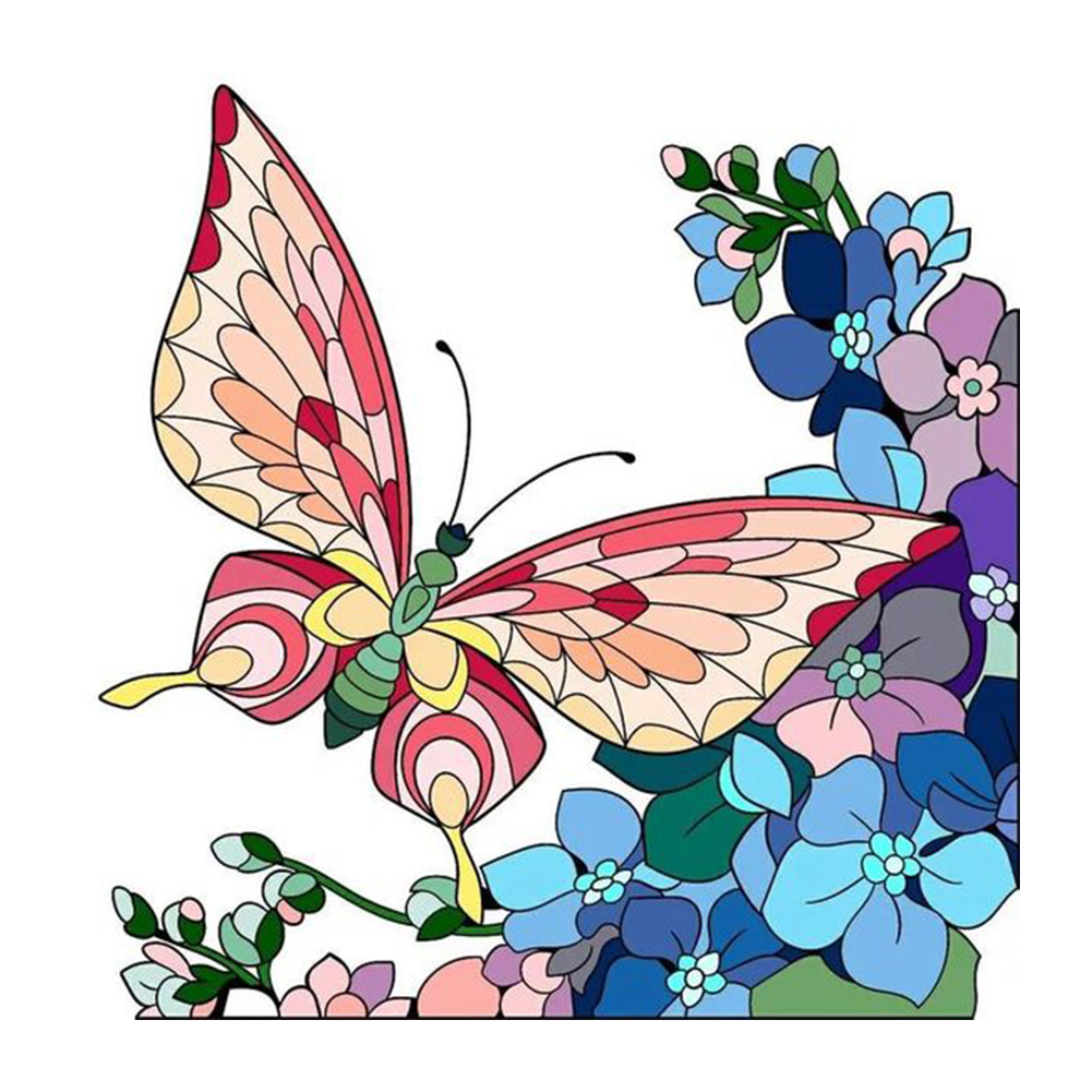 

Butterfly - Special Shaped Diamond Painting - 30*30CM, 501 Original