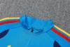 Spain 26-27 1/4 Zip Training Tracksuit Orchid Blue Chandal