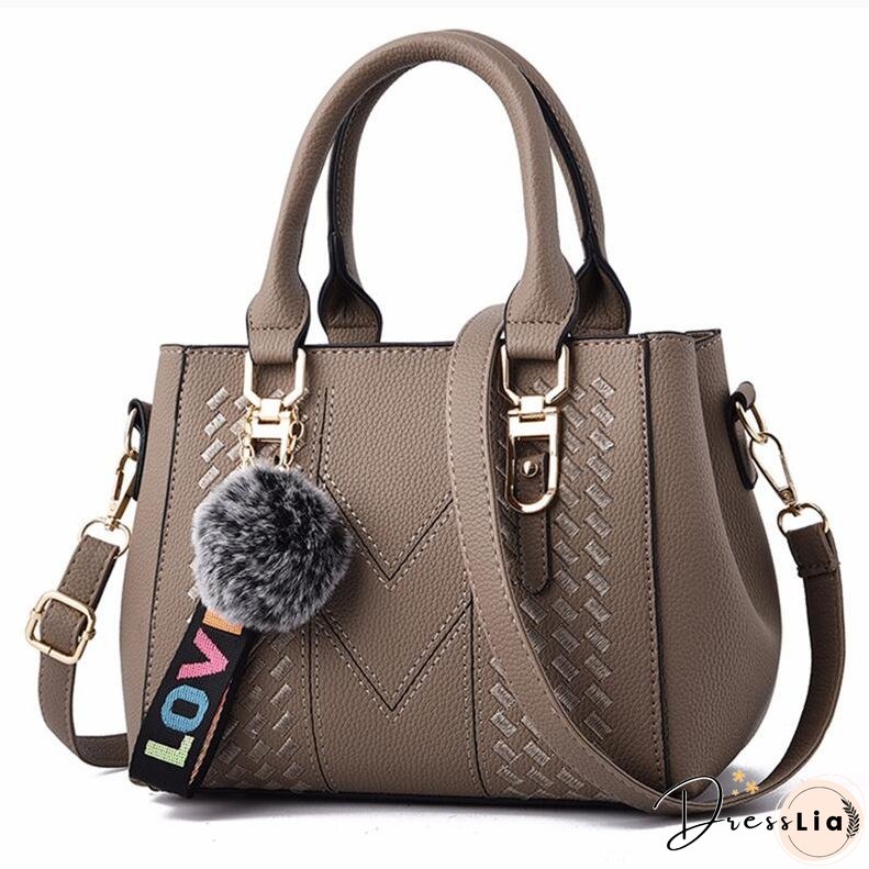 Embroidery Messenger Bags Women Leather Handbags