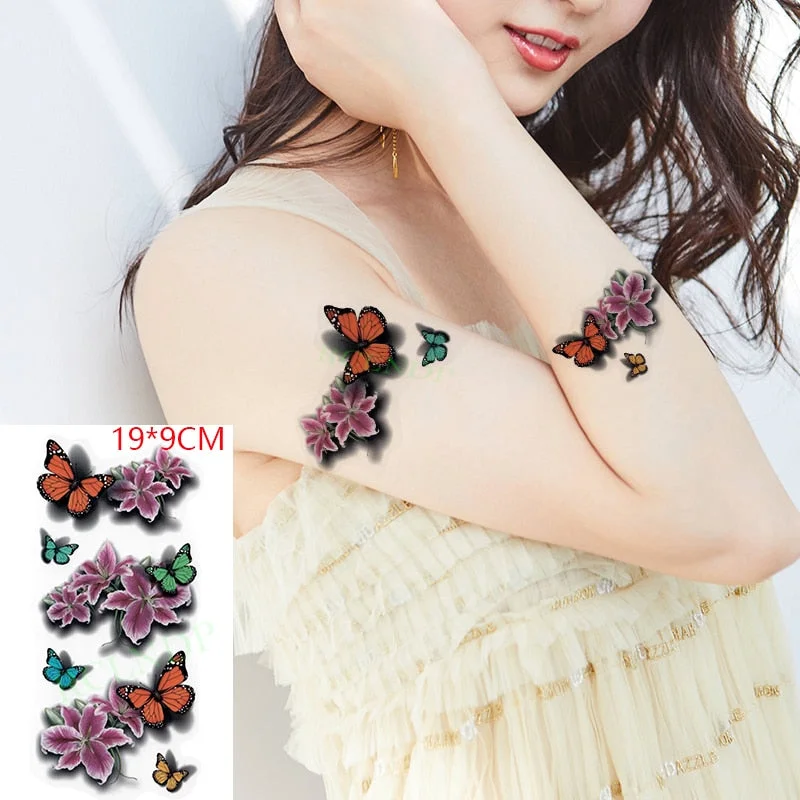 Waterproof Temporary Tattoo Sticker Arabic Letter Heart Love Sexy Pattern Personality Fake Tatoo Flash Tatto for Women Men