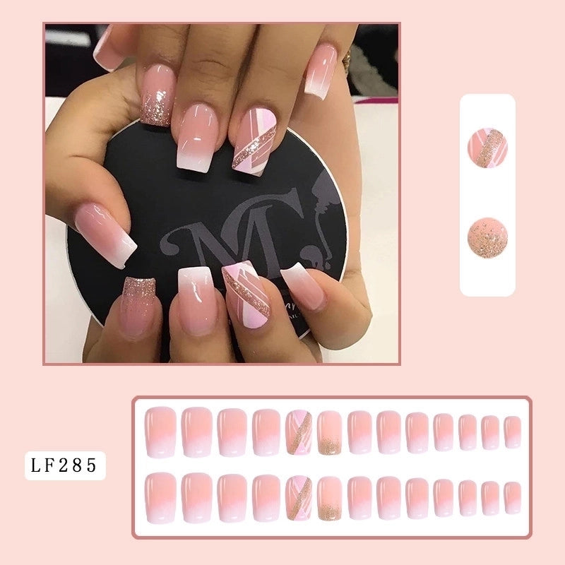 Cute Retro Sweet Cartoon Rose Abs Nail Patches 1 Set