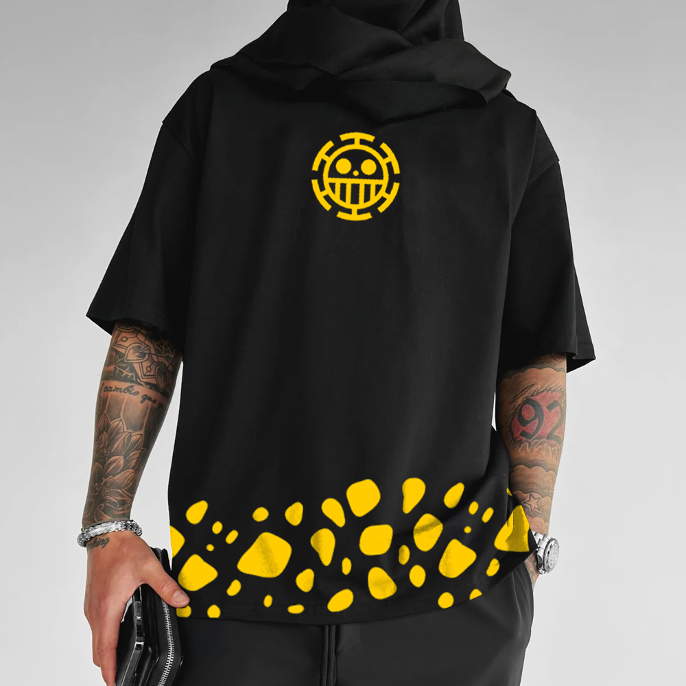 Fashion Anime Print Loose All-match T-shirt