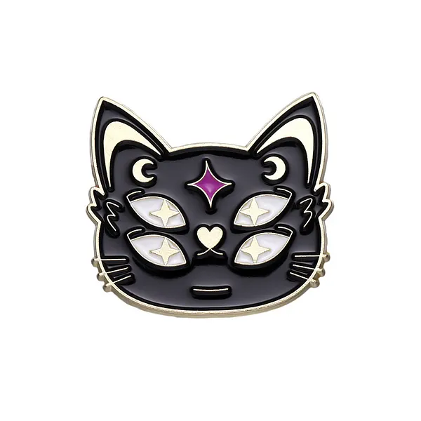 Foto del pin Gato Mágico Brillante