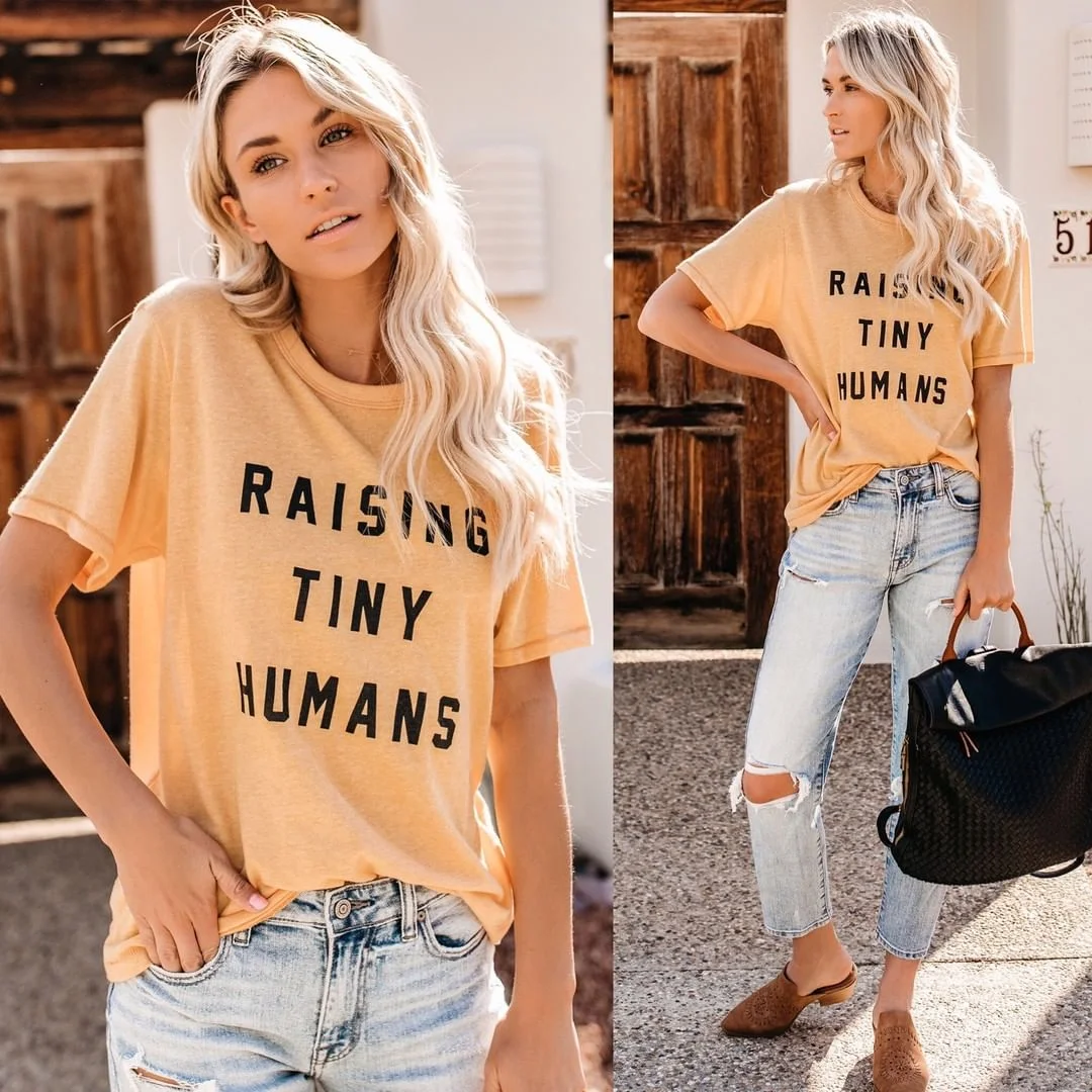 Raising Tinny Human Short Sleeves T-shirt