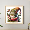 >SALE<5D DIY Full Round Drill Diamond Painting Blooming Gnome Art Home Decor 30x30cm
