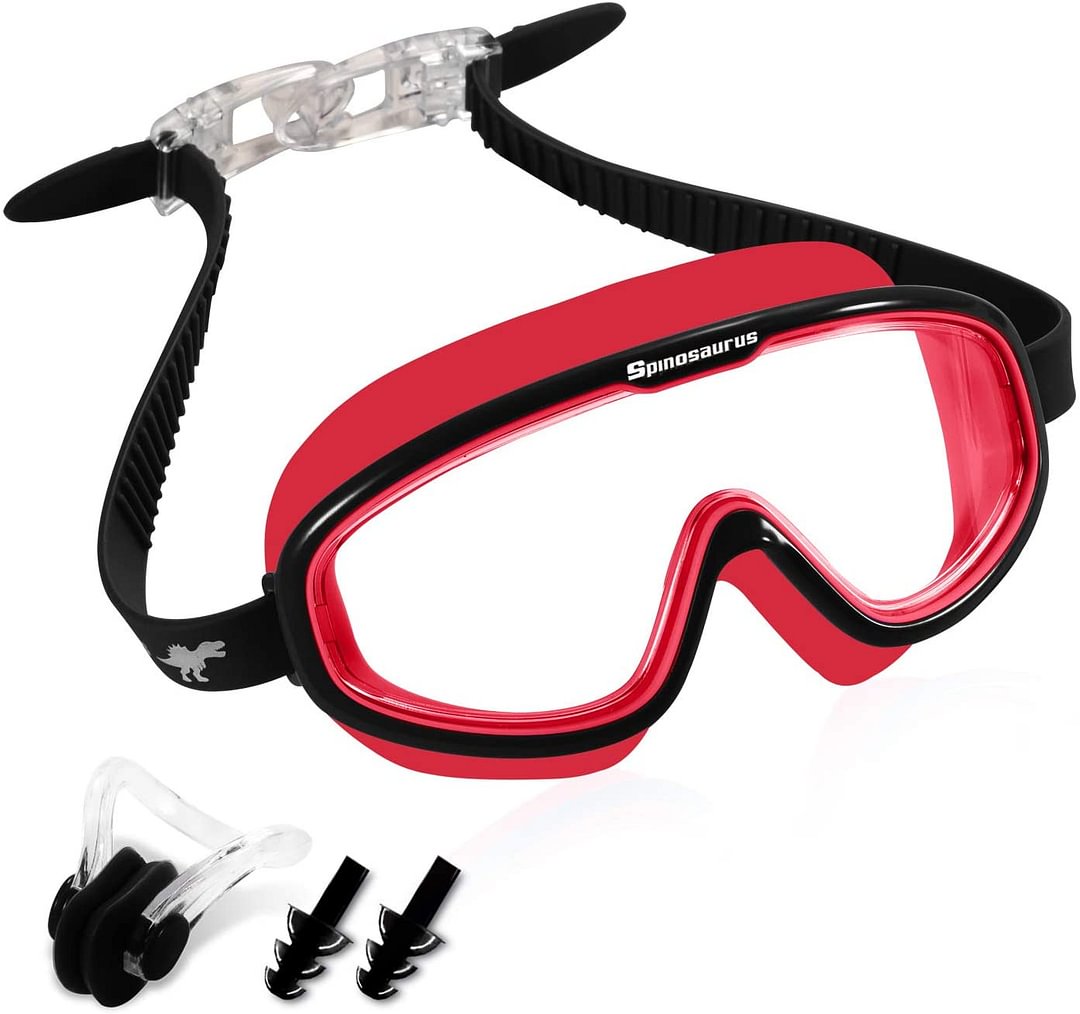 Kids Swim Goggles Swimming Goggles (Age 3-15 Years), Anti-Fog,UV Protection, No Leaking, Clear Lens