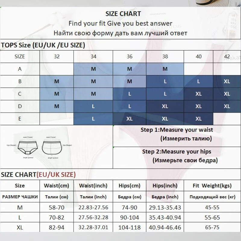 FINETOO High Waist Fitness Women Bra Set Patchwork Female Lingerie Ribbed Bikini Seamless Sport Push Up Brassiere Underwear Sets