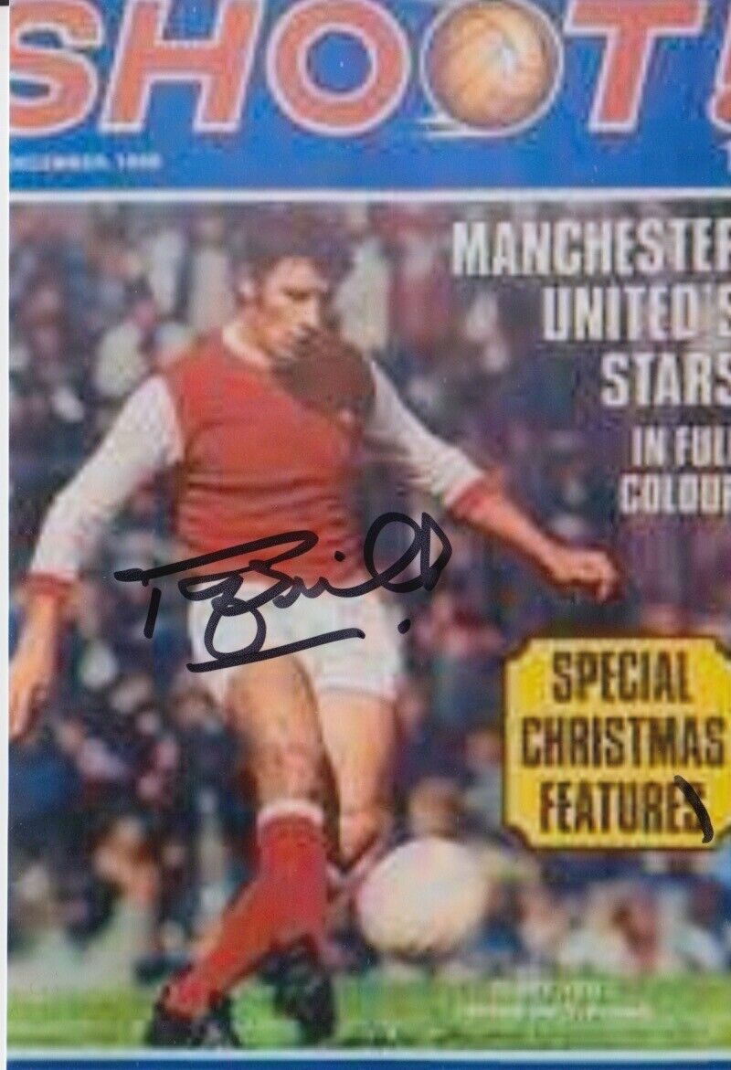 TERRY NEILL HAND SIGNED 6X4 Photo Poster painting ARSENAL FOOTBALL AUTOGRAPH 7