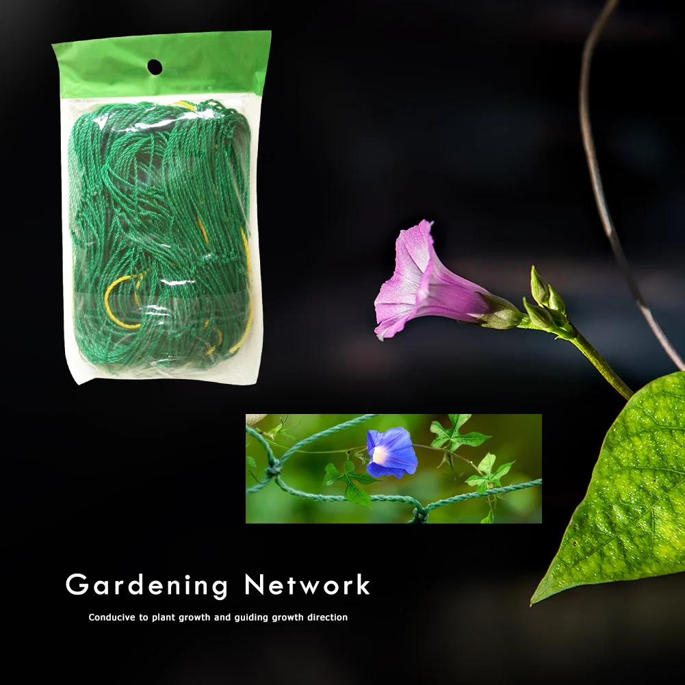 Garden Plants Climbing Netting Nylon Flower Vine Support Rope (1.8x2.7m)