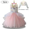 Kids Baby Girls Dresses Unicorn Dress 3 Pcs Set