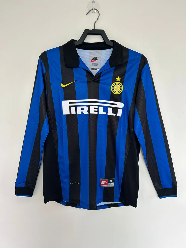 1998-99 Inter Milan Home Long Sleeve Retro Jersey