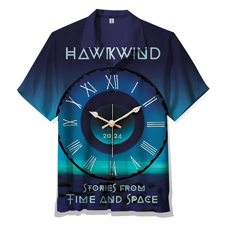 Hawkwind：Stories From Time And Space | Unisex Hawaiian Shirt