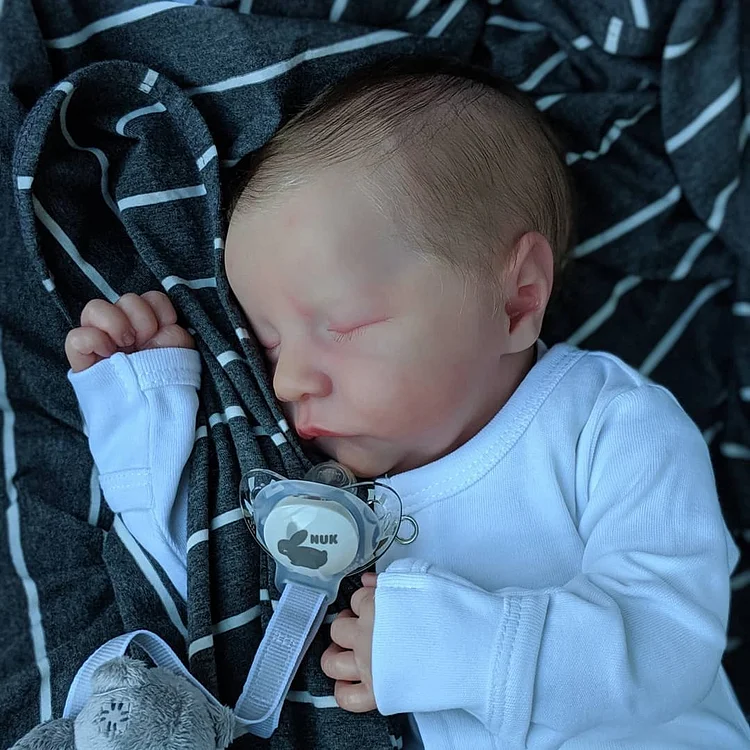  20'' Real Touch Soft Reborn Baby Boy Doll Named Joy - Reborndollsshop®-Reborndollsshop®