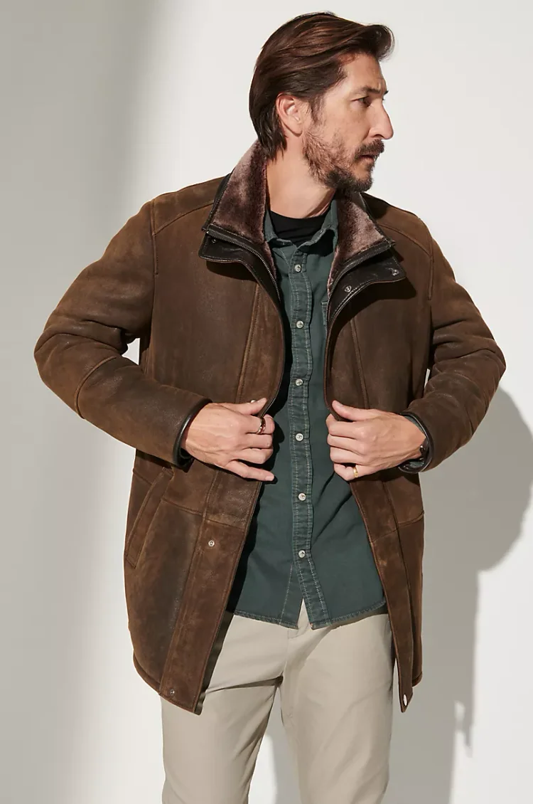 Lucas Merino Shearling Sheepskin Coat