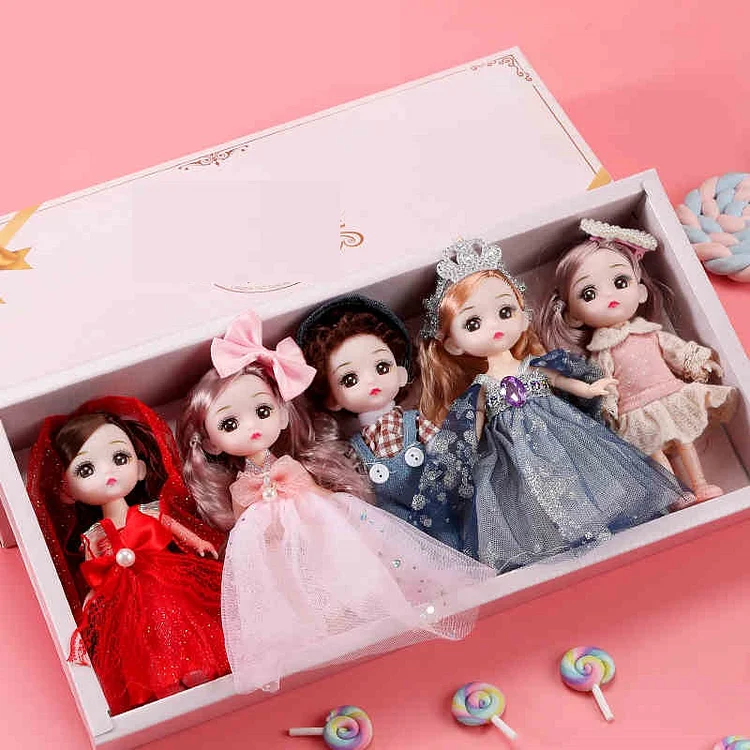 子供へのプレゼント 可愛い 女の子 フランスにんぎょう おもちゃ 5点セット