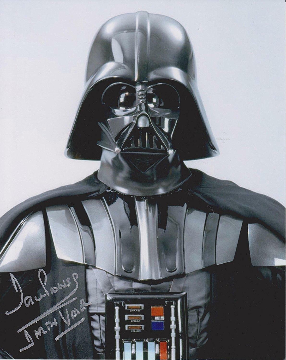 Dave Prowse Darth Vader Star Wars Original Autographed 11X14 Photo Poster painting w/Beckett COA