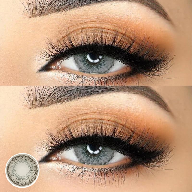 3-Tone Sterling Grey Colored Contact Lenses Fit For  Wearing Daily