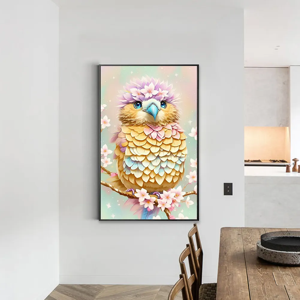 Full Round Diamond Painting 30*50cm - Owl