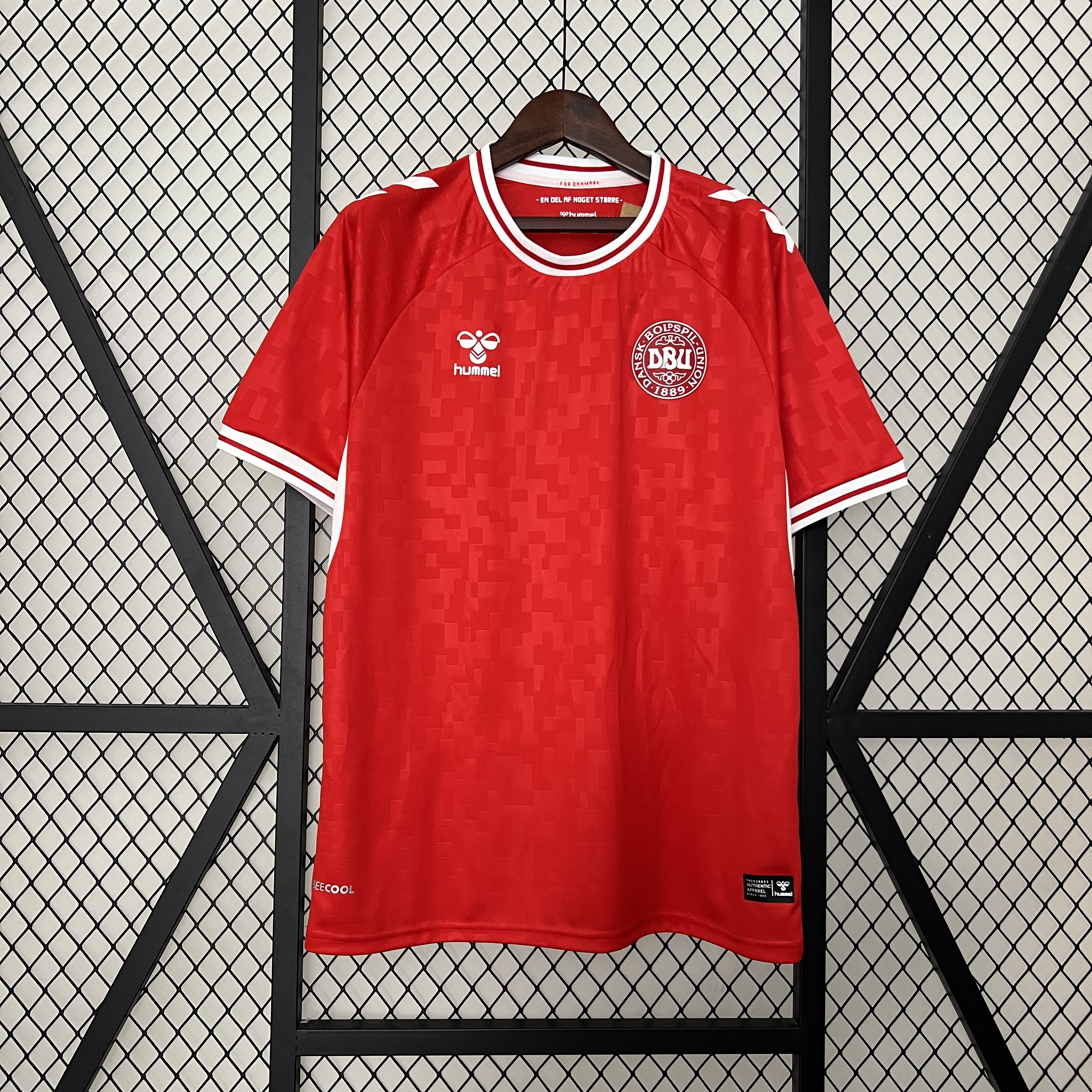 Denmark 2024 Home Stadium Jersey - Fans Version