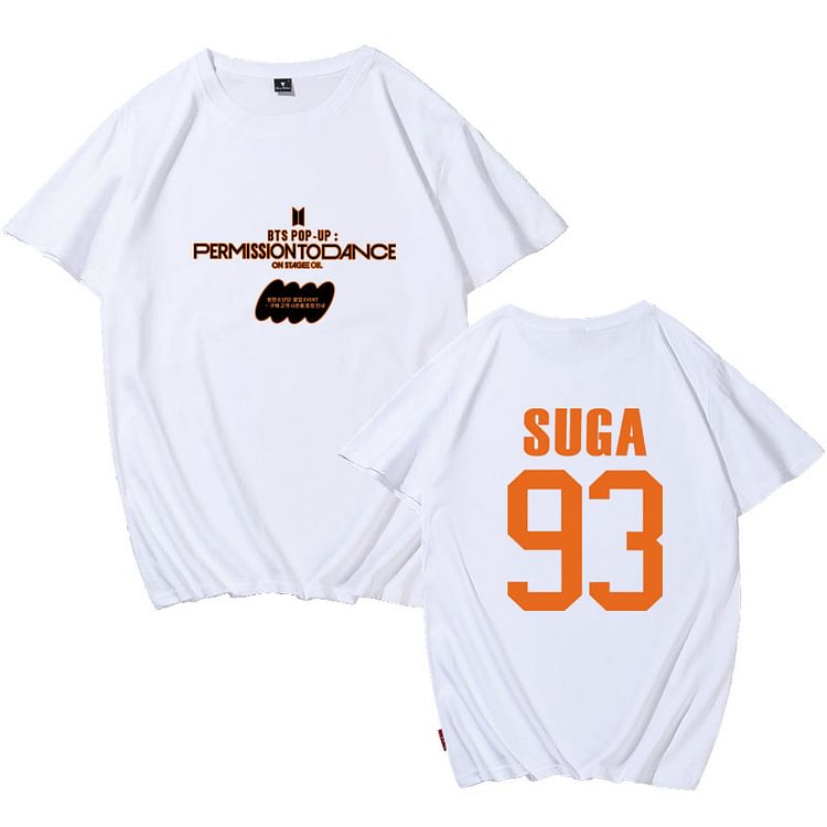 Permission To Dance On Stage SUGA Candy Color T-shirt